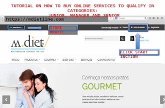 Tutorial on How to Register as Costumer in MDiet