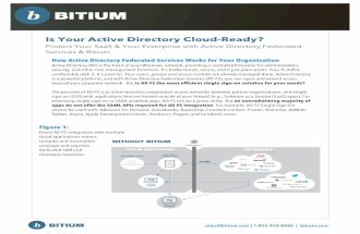 Active Directory Federation Services + Bitium-- Is Your Active Directory Cloud-Ready?