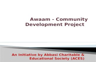 Awaam Project - Abbasi Charitable & Educational Society