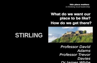 This Place Matters - Stirling 27 May 2015