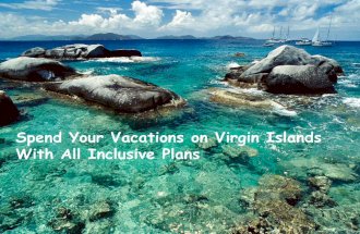 Spend your vacations on virgin islands with all inclusive plans