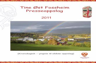 Presseoppslag Tine Fosheim    2011