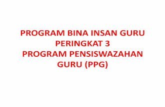 Program bina insan guru ppg2014 handout