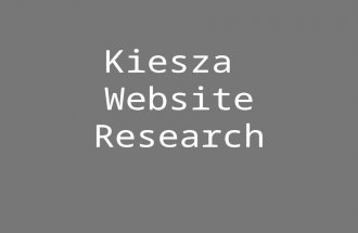 Gabi Thomas:Kiesza Website Research