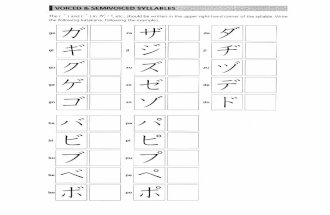 Katakana drills