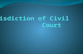 Section 9 of Code of Civil procedure,1908-jurisdiction of Civil Court