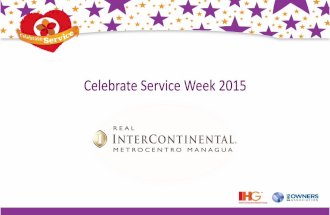 Celebrate Service Week_ Real InterContinental Metrocentro Managua 2015