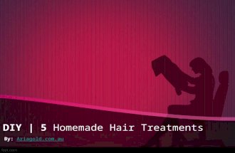 5 homemade hair treatments