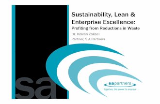 Food Waste: Sustainability, Lean & Enterprise Excellence