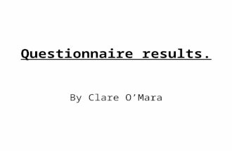 Questionnaire results