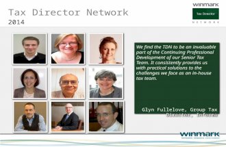Enhance Your Peer Network - Tax Directors