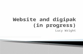 Website and digipak (in progress)