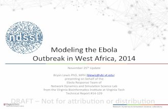 Modeling the Ebola Outbreak in West Africa, November 25th 2014 update