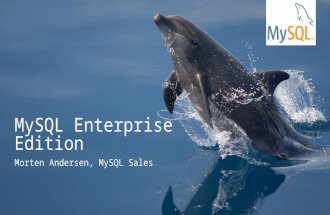 Mysql enterprise_edition_oslo_tech_tour