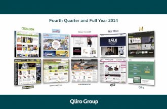 Qliro Group AB (publ.) Q4/FY 2014 Financial presentation