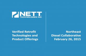 Nett Technologies Inc. - The Ninth Annual Southeast Diesel Collaborative Partners Meeting Presentation (2015)