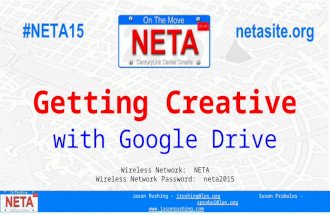 NETA 2015   Getting Creative with Google Drive