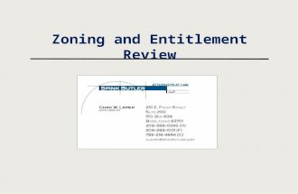 Zoning and entitlement review - Spink butler LLP