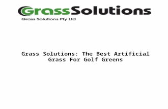 Grass Solutions: The Best Artificial Grass For Golf Greens