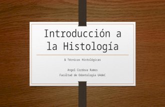 Introducción a la Histología