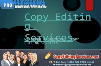 Copy editing services.net