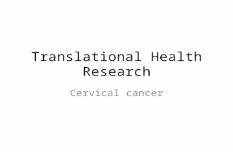 Translational health research
