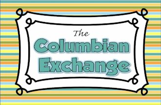 The columbianexchangess hb