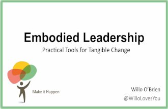 Embodied Leadership Workshop @ Microsoft