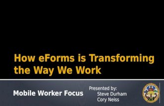 How eForms is Transforming the Way We Work