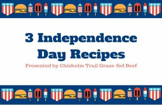 3 Independence Day Recipes