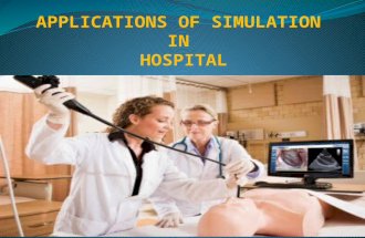 Applications of simulation in hospital