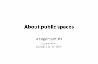 MUP 1314 I _ Assignment 3 presentations