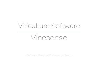 Viticulture Software - VineSense