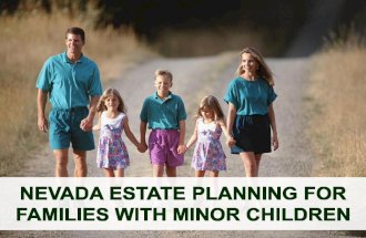 Nevada Estate Planning For Families With Minor Children