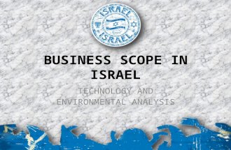 Technological and Environmental Analysis of Israel