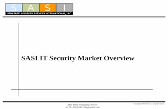 SASI IT Security Market Overview 3-15