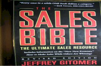 The sales bible - Jeffrey Gitomer