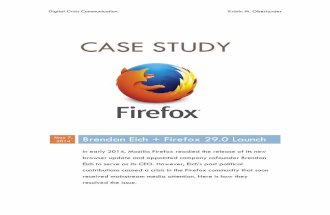 Crisis Case Study - Firefox
