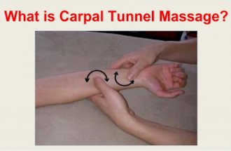 Carpal Tunnel Massage for Carpal Tunnel Syndrome