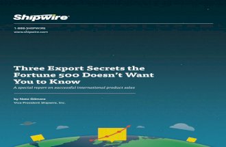 3 Export Secrets the Fortune 500 Doesn't Want You To Know