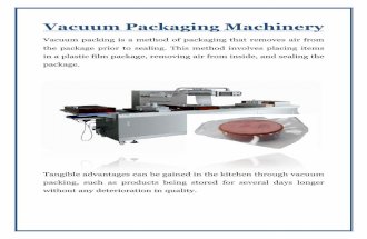 Vacuum Packaging Machinery
