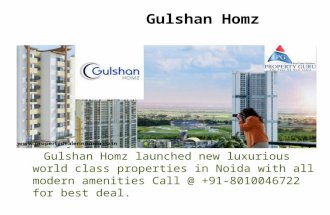 2/3 BHK Apartments in Gulshan Homz Noida | Property Guru