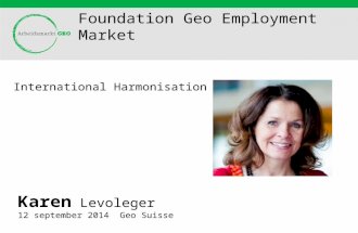 Karen Levoleger - International Harmonisation