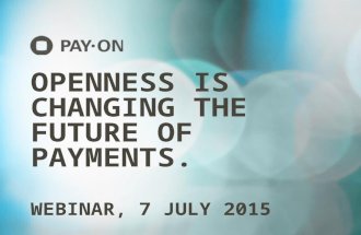 Webinar presentation: Openness is changing the future of payments