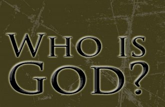 Who Is God
