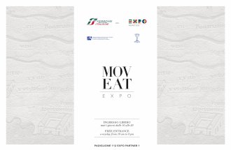"MovEat Expo, the routes of food from ancient Rome to modern Europe" - Informations about the exhibition
