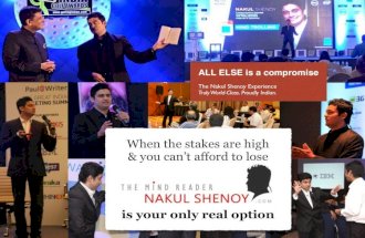 The Nakul Shenoy Experience