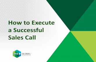 How to Execute a Successful Sales Call