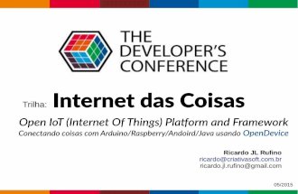 TDC2015 - Internet das Coisas - OpenDevice