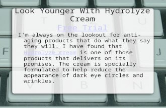 hydrolyze review free trial cream where to buy hydrolyze eye cream free hydrolyze trial